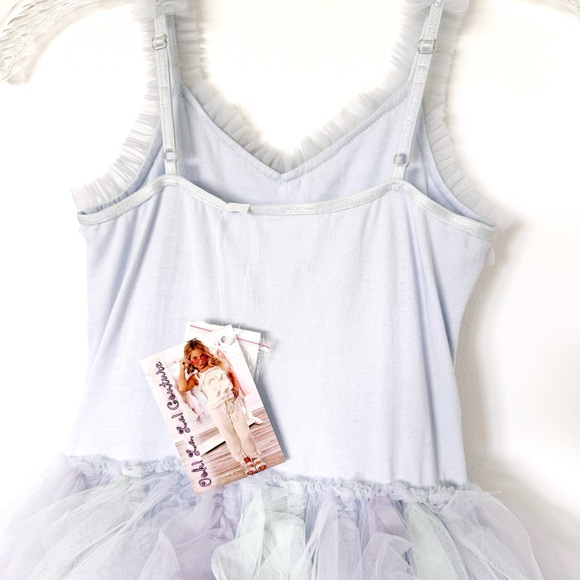 NWT Light Blue Ooh La La Couture Beaded Dress Size 10 - Picture 6 of 6